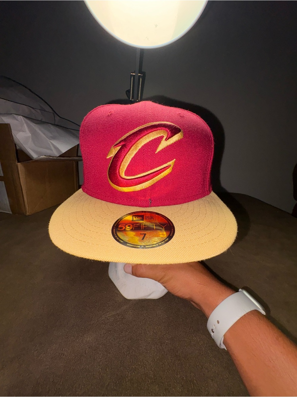 New Era Cleveland Cavaliers 59FIFTY Fitted Hat: Size 7